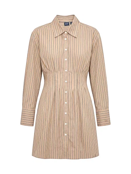 GAP Rochie tip bluză kaki / negru alb