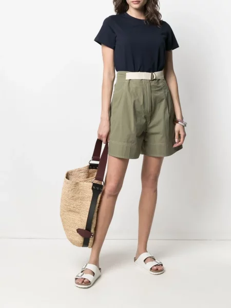 Marškinėliai A.p.c. apvaliu kaklu mėlyna