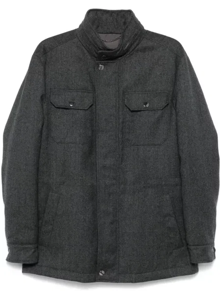 Вълнено яке Canali сиво