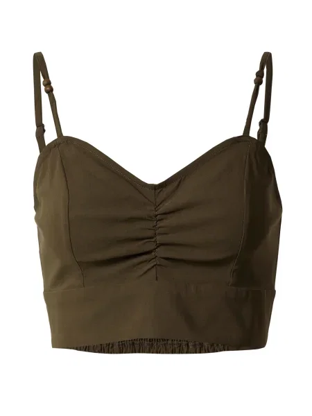 ABOUT YOU Top Betty închis verde