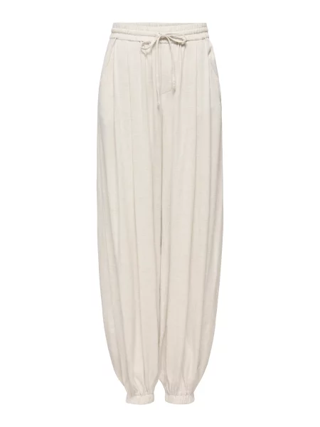 ONLY Pantaloni largi ONLSIESTA' bej