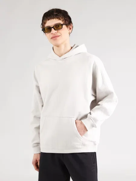 ADIDAS ORIGINALS Mikina PREMIUM ESSENTIALS šedobiela