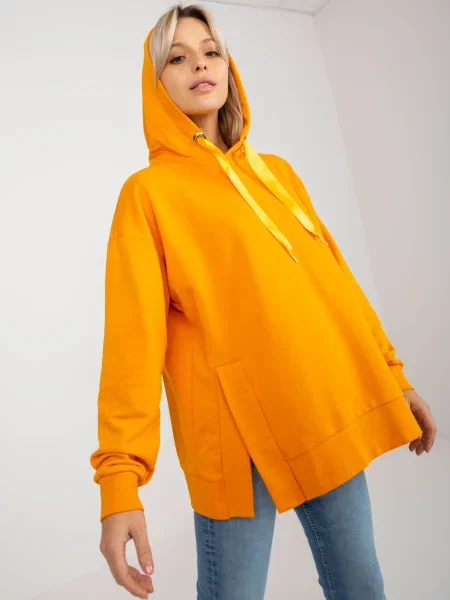 Hoodie Fashionhunters rumena