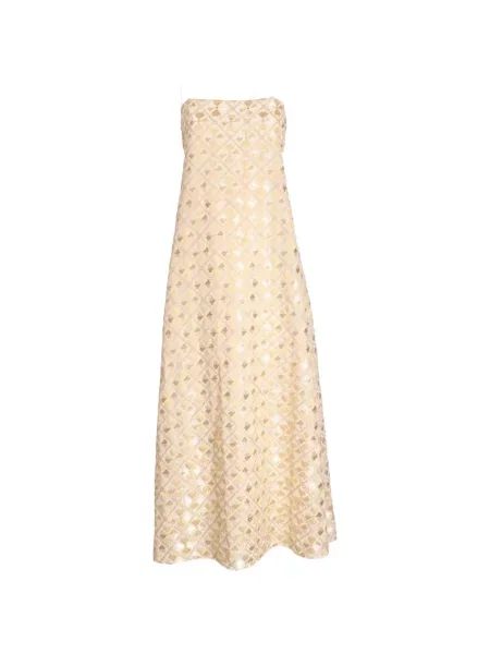 Rochie maxi Greek Archaic Kori cu șireturi din dantelă