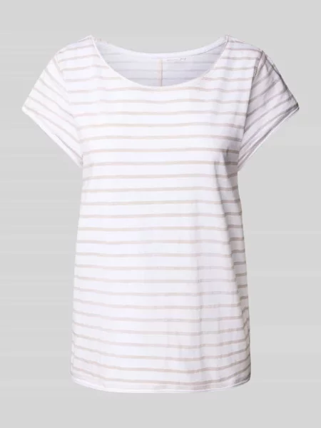 T-shirt z krótkimi rękawami Christian Berg Woman brązowa