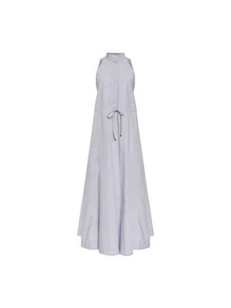 Długa sukienka maxi Emporio Armani fioletowa