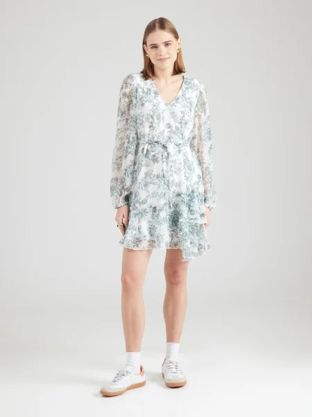 ONLY Rochie ONLMIRIAM albastru fumuriu / verde alb