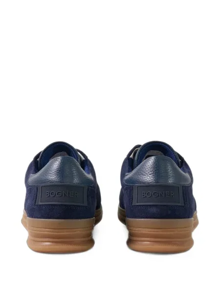 Sneakerși Bogner din piele de căprioară albastru