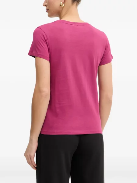 Tricou Liu Jo cu decolteu în V roz