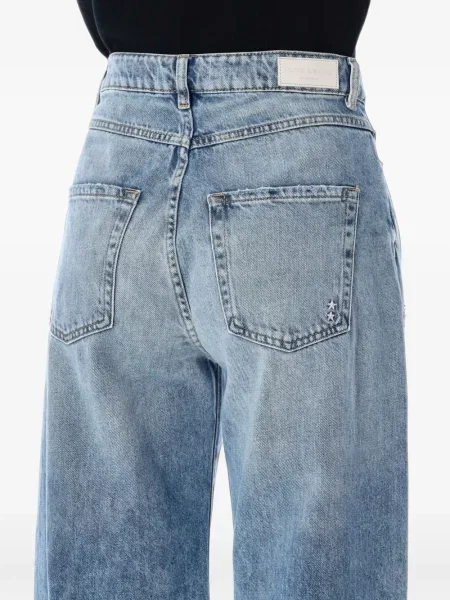 Blugi cu picior larg Icon Denim albastru