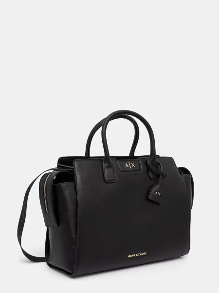 Armani Exchange Geantă shopper negru
