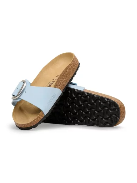 Кожаные шлепанцы Birkenstock с пряжкой