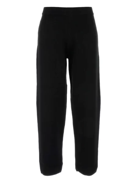 Pantaloni Max Mara din jerseu negru
