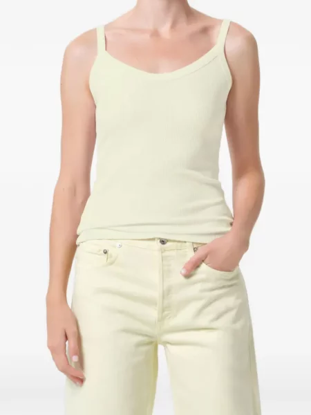 Top Agolde tricotate galben