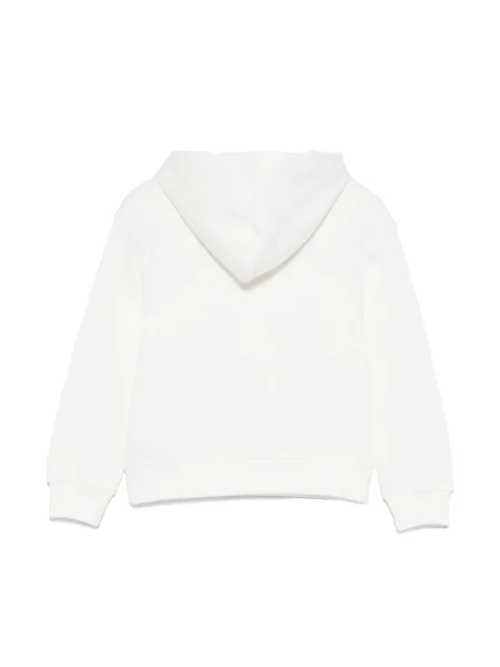 Bluza z kapturem dziecięca Moschino biała