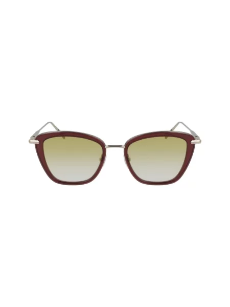 Okulary przeciwsłoneczne Longchamp czerwone