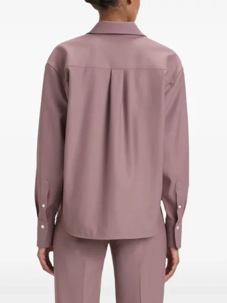 Cămașă Victoria Beckham lungă roz