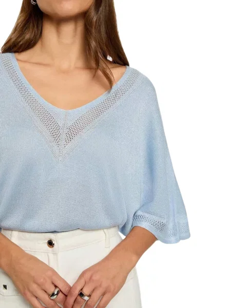 Cămașă cu mânecă scurtă Morgan De Toi albastru