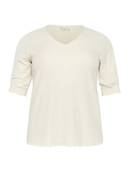 KAFFE CURVE Tricou alb