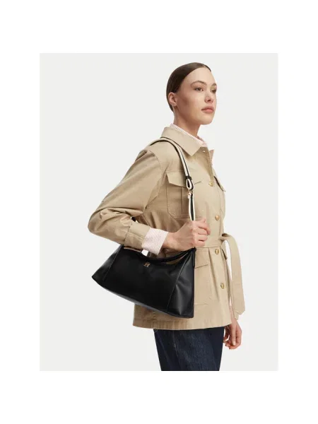 Torebka z uchwytem z paskiem na ramię crossbody Tommy Hilfiger czarna