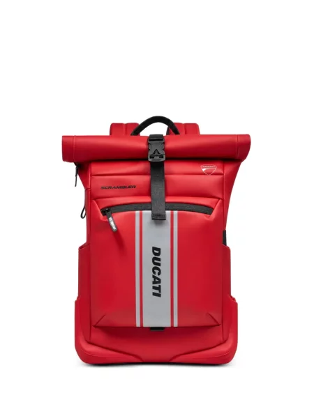 Rucsac Piquadro cu cataramă roșu