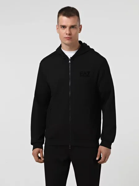 Кофта поліестер/модал чорний