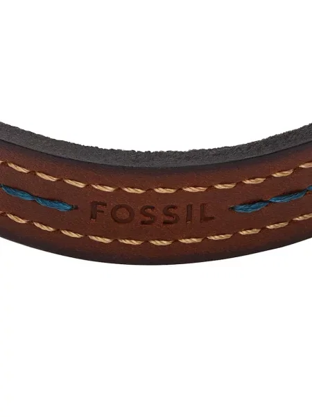 Fossil браслет шкіряний без каменю Machine
