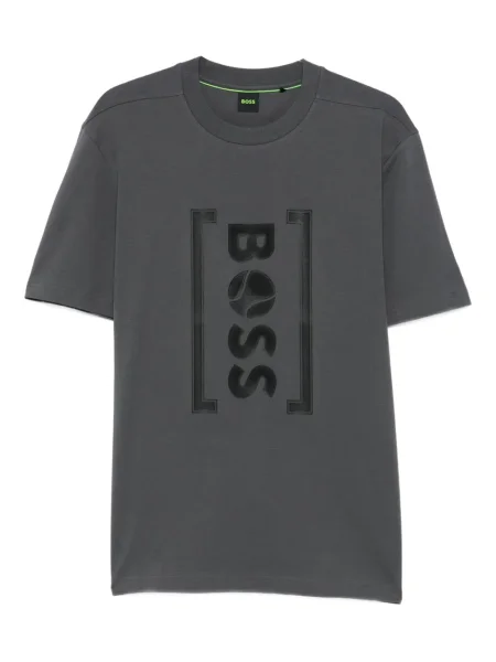 Tricou Boss cu imagine gri