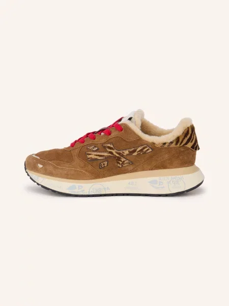 Premiata Sneakersy Lauryn braun beżowe