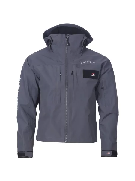 Kurtka wędkarska do brodzenia Taimen Khovd Wading Jacket Drift Gray szara