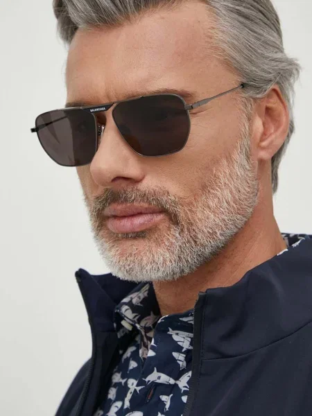 Sončna očala Balenciaga siva