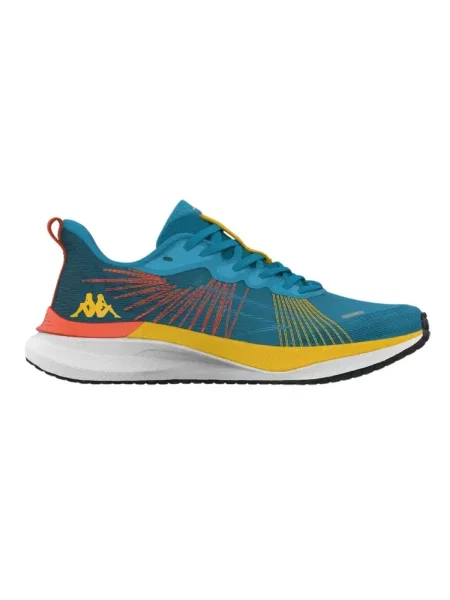 Buty do biegania Kappa Sprint – turkusowo-żółte niebieskie