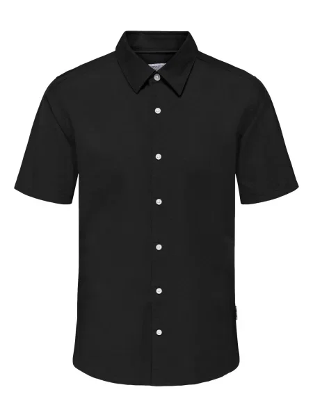 Only & Sons Cămașă Cantley' negru