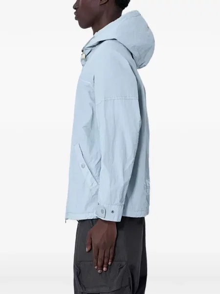 Geacă Stone Island cu strasuri cu cordon albastru