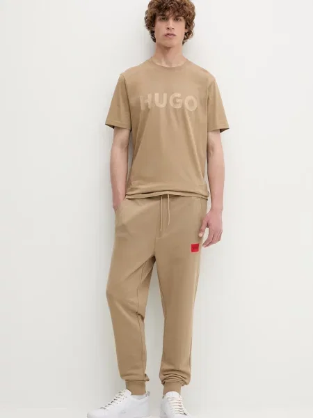 HUGO Pantaloni de trening bej