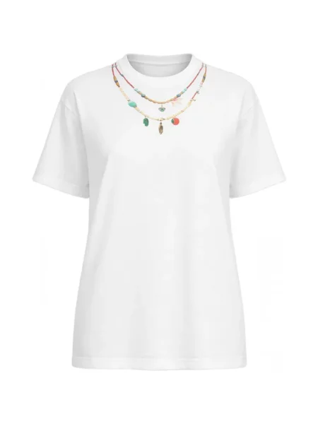 Tricou Undercover cu imagine alb