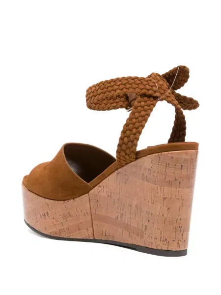 Fonott pántos szandál Jimmy Choo barna