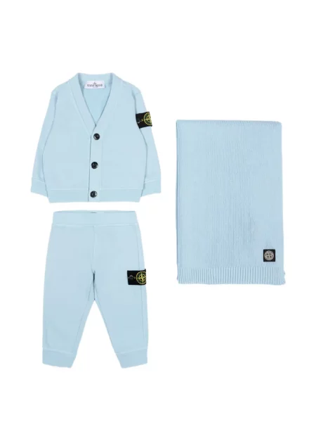 Komplet dresowy dziecięcy Stone Island niebieski