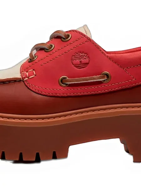 Botine Timberland cu platformă streetstyle cu strasuri maro