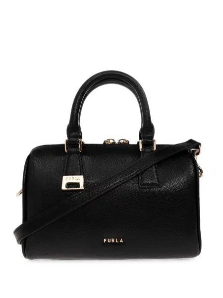 Geantă shopper Furla din piele negru