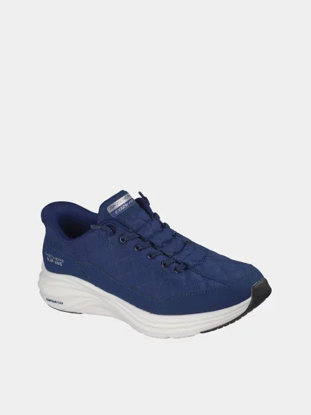 Кожаные повседневные кроссовки Skechers синие