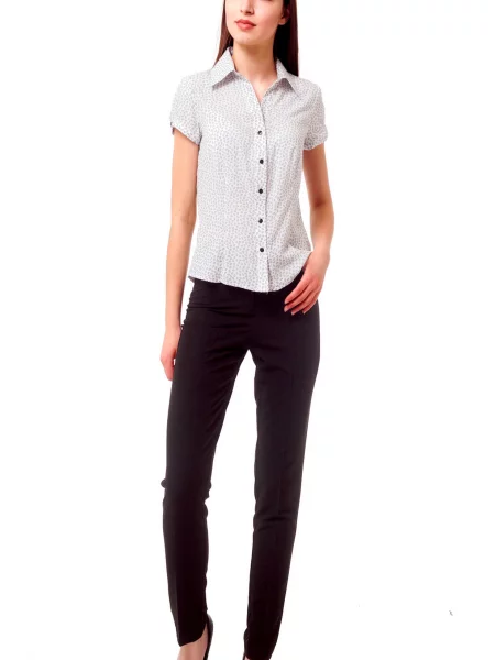 Штани повсякденні LadyLike бавовна/поліестер чорний