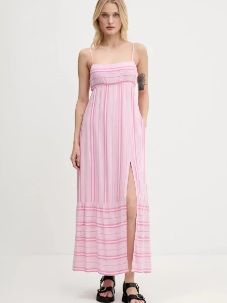 Obleka Hollister Co. roza