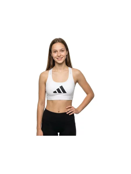 Sutien Adidas cu autograf alb