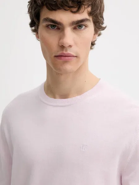 Calvin Klein férfi pulóver rózsaszín