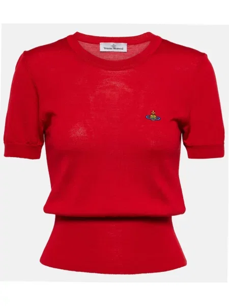 Pulover Vivienne Westwood de lână roșu