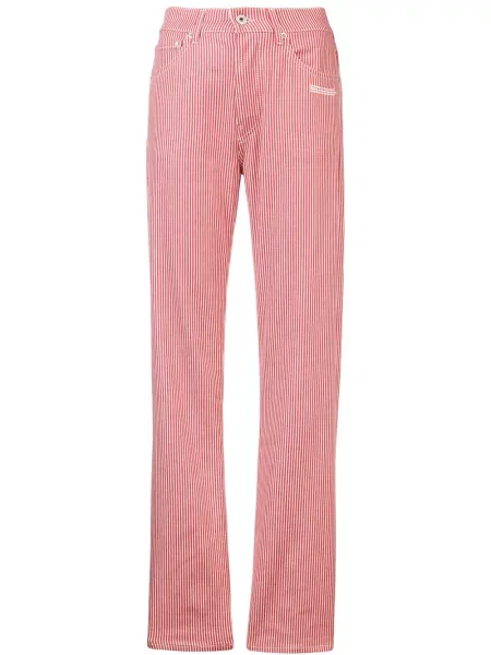 Blugi Off-white cu dungi