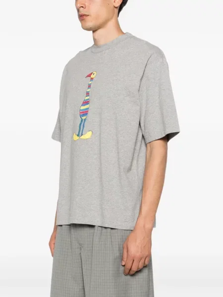 Tricou Marni cu imagine gri