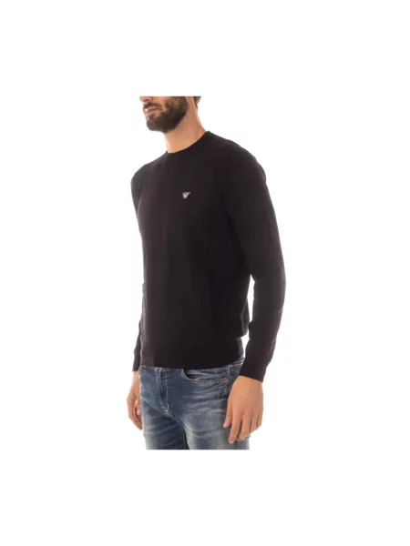 Sweter Armani Jeans czarny