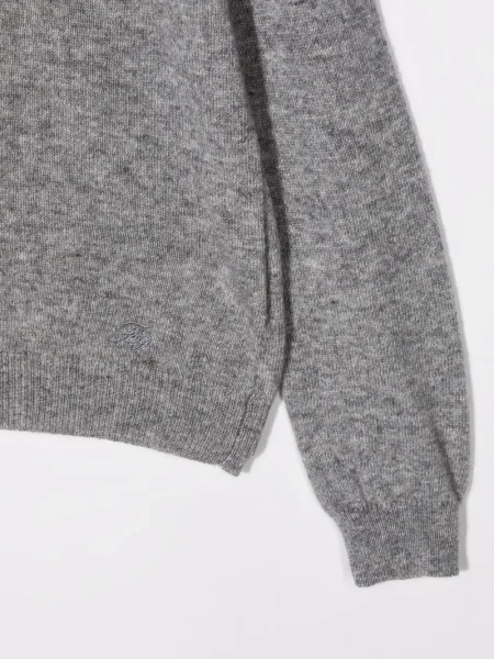 Sweter z golfem dziecięcy Fay szary